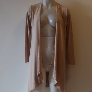 COURAGE B. BEIGE CARDIGAN TOP SZ S*
